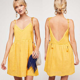 Clothing Women Wholesale Manufacturer Mini Smocked Dress