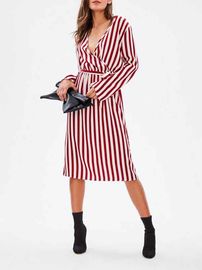 2018 Fashion Women Casual Western Plain Dress