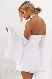 Sexy Women Off shoulder Bodycon White Women Dress