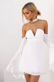 Sexy Women Off shoulder Bodycon White Women Dress