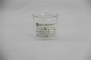 120ml Easy Open Clear Plastic Cylinder containers PET Can For Food / Cookies Packing