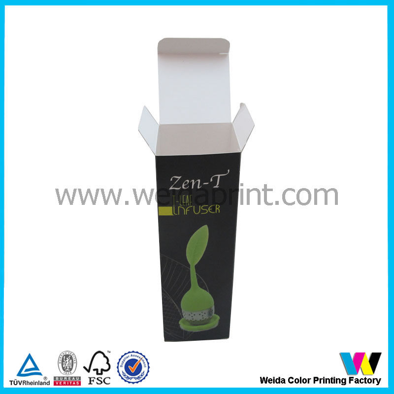 Black and Green Color Two Tuck End Paper Packaging Boxes for Gift Packaging